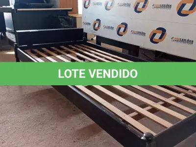 LOTE 673 - 01 CAMA DE SOLTEIRO EM IMBUIA DO POLO MADEIREIRO DO RIO GRANDE DO SUL.  (NO ESTADO) ATENÇÃO! FAZER A VISITAÇÃO ANTES DE ARREMATAR, NÃO SABEMOS SE FUNCIONA. LEILÃO NÃO TEM GARANTIA E NEM DEVOLUÇÃO, SUJEITO A POSSÍVEIS AVARIAS VISÍVEIS/OCULTAS E/OU AUSÊNCIA DE COMPONENTES.