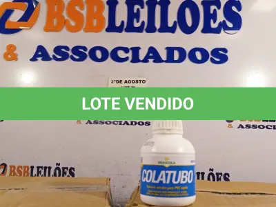 LOTE 603 - 02 CAIXAS COM COLA TUBO ST 175G COM 15 FRASCOS CADA. (NO ESTADO) ATENÇÃO! FAZER A VISITAÇÃO ANTES DE ARREMATAR, NÃO SABEMOS SE FUNCIONA. LEILÃO NÃO TEM GARANTIA E NEM DEVOLUÇÃO, SUJEITO A POSSÍVEIS AVARIAS VISÍVEIS/OCULTAS E/OU AUSÊNCIA DE COMPONENTES).