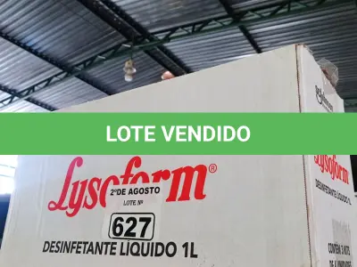 LOTE 627 - 12 LITROS DE LYSOFORM. (NO ESTADO) ATENÇÃO! FAZER A VISITAÇÃO ANTES DE ARREMATAR, NÃO SABEMOS SE FUNCIONA. LEILÃO NÃO TEM GARANTIA E NEM DEVOLUÇÃO, SUJEITO A POSSÍVEIS AVARIAS VISÍVEIS/OCULTAS E/OU AUSÊNCIA DE COMPONENTES.