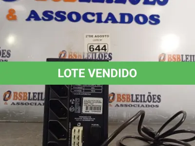 LOTE 644 - 01 NOBREAK MARCA MICROSOL 700VA. (NO ESTADO) ATENÇÃO! FAZER A VISITAÇÃO ANTES DE ARREMATAR, NÃO SABEMOS SE FUNCIONA. LEILÃO NÃO TEM GARANTIA E NEM DEVOLUÇÃO, SUJEITO A POSSÍVEIS AVARIAS VISÍVEIS/OCULTAS E/OU AUSÊNCIA DE COMPONENTES.