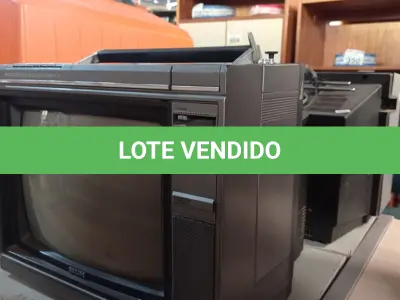 LOTE 510 - 02 TVS DE TUBO. (NO ESTADO) ATENÇÃO! FAZER A VISITAÇÃO ANTES DE ARREMATAR, NÃO SABEMOS SE FUNCIONA. LEILÃO NÃO TEM GARANTIA E NEM DEVOLUÇÃO, SUJEITO A POSSÍVEIS AVARIAS VISÍVEIS/OCULTAS E/OU AUSÊNCIA DE COMPONENTES.
