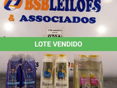 LOTE 070 - 06 FRASCOS DE SHAMPOO PANTENE PRO-V MICELAR PURIFICA E HIDRATA 200ML, 06 FRASCOS DE CONDICIONADOR PANTENE PRO-V BRILHO EXTREMO 175ML E 06 FRASCOS DE CONDICIONADOR AUSSIE 180ML. (NO ESTADO) ATENÇÃO! FAZER A VISITAÇÃO ANTES DE ARREMATAR, NÃO SABEMOS SE FUNCIONA. LEILÃO NÃO TEM GARANTIA E NEM DEVOLUÇÃO, SUJEITO A POSSÍVEIS AVARIAS VISÍVEIS/OCULTAS E/OU AUSÊNCIA DE COMPONENTES.