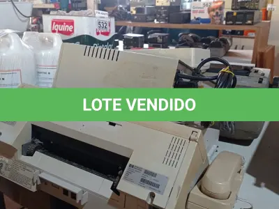 LOTE 530 - 01 APARELHO DE FAX, 01 MÁQUINA DE ESCREVER E 02 EQUIPAMOS ELETRÔNICOS DIVERSOS. (NO ESTADO) ATENÇÃO! FAZER A VISITAÇÃO ANTES DE ARREMATAR, NÃO SABEMOS SE FUNCIONA. LEILÃO NÃO TEM GARANTIA E NEM DEVOLUÇÃO, SUJEITO A POSSÍVEIS AVARIAS VISÍVEIS/OCULTAS E/OU AUSÊNCIA DE COMPONENTES.