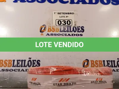 LOTE 030 - 01 ROLO DE CABO FLEXÍVEL 100M 2,5MM NA COR VERMELHA. (NO ESTADO) ATENÇÃO! FAZER A VISITAÇÃO ANTES DE ARREMATAR, NÃO SABEMOS SE FUNCIONA. LEILÃO NÃO TEM GARANTIA E NEM DEVOLUÇÃO, SUJEITO A POSSÍVEIS AVARIAS VISÍVEIS/OCULTAS E/OU AUSÊNCIA DE COMPONENTES.