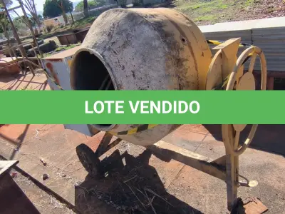 LOTE 075 - 01 BITONEIRA 400 LITROS COM MOTOR A DIESEL (NO ESTADO)