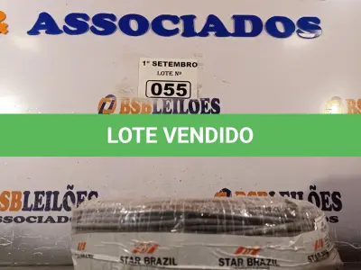 LOTE 055 - 01 ROLO DE CABO FLEXÍVEL 100M 4MM NA COR CINZA. (NO ESTADO) ATENÇÃO! FAZER A VISITAÇÃO ANTES DE ARREMATAR, NÃO SABEMOS SE FUNCIONA. LEILÃO NÃO TEM GARANTIA E NEM DEVOLUÇÃO, SUJEITO A POSSÍVEIS AVARIAS VISÍVEIS/OCULTAS E/OU AUSÊNCIA DE COMPONENTES.