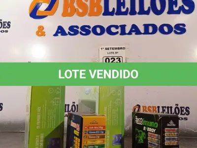 LOTE 023 - 02 CAIXAS DE CHÁ, 01 CAIXA DE FONTIMUNO C6 E 01 CAIXA DE FONTIMUNO ENERGY. (NO ESTADO) ATENÇÃO! FAZER A VISITAÇÃO ANTES DE ARREMATAR, NÃO SABEMOS SE FUNCIONA. LEILÃO NÃO TEM GARANTIA E NEM DEVOLUÇÃO, SUJEITO A POSSÍVEIS AVARIAS VISÍVEIS/OCULTAS E/OU AUSÊNCIA DE COMPONENTES.