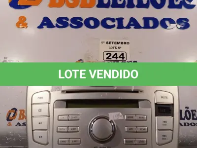 LOTE 244 - 01 CENTRAL MULTIMIDIA JAC MOTORS. (NO ESTADO) ATENÇÃO! FAZER A VISITAÇÃO ANTES DE ARREMATAR, NÃO SABEMOS SE FUNCIONA. LEILÃO NÃO TEM GARANTIA E NEM DEVOLUÇÃO, SUJEITO A POSSÍVEIS AVARIAS VISÍVEIS/OCULTAS E/OU AUSÊNCIA DE COMPONENTES.