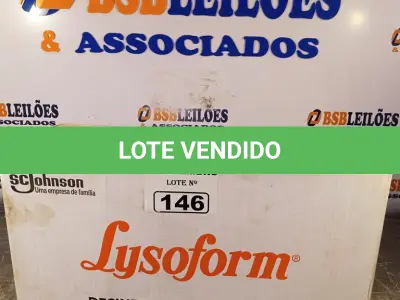 LOTE 146 - 12 LITROS DE LYSOFORM. (NO ESTADO) ATENÇÃO! FAZER A VISITAÇÃO ANTES DE ARREMATAR, NÃO SABEMOS SE FUNCIONA. LEILÃO NÃO TEM GARANTIA E NEM DEVOLUÇÃO, SUJEITO A POSSÍVEIS AVARIAS VISÍVEIS/OCULTAS E/OU AUSÊNCIA DE COMPONENTES.