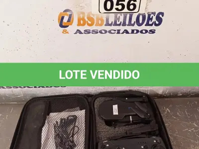 LOTE 056 - 01 DRONE PRO99. (NO ESTADO) ATENÇÃO! FAZER A VISITAÇÃO ANTES DE ARREMATAR, NÃO SABEMOS SE FUNCIONA. LEILÃO NÃO TEM GARANTIA E NEM DEVOLUÇÃO, SUJEITO A POSSÍVEIS AVARIAS VISÍVEIS/OCULTAS E/OU AUSÊNCIA DE COMPONENTES.