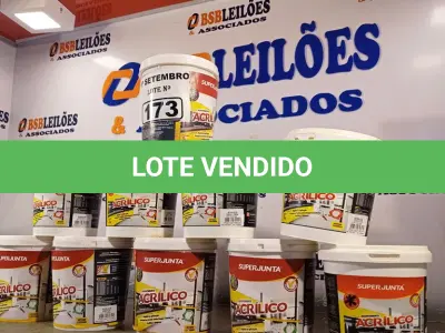 LOTE 173 - 10 QUILOS DE REJUNTAMENTO ACRÍLICO SUPER JUNTA. (NO ESTADO) ATENÇÃO! FAZER A VISITAÇÃO ANTES DE ARREMATAR, NÃO SABEMOS SE FUNCIONA. LEILÃO NÃO TEM GARANTIA E NEM DEVOLUÇÃO, SUJEITO A POSSÍVEIS AVARIAS VISÍVEIS/OCULTAS E/OU AUSÊNCIA DE COMPONENTES.
