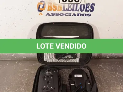 LOTE 056 - 01 DRONE PRO99. (NO ESTADO) ATENÇÃO! FAZER A VISITAÇÃO ANTES DE ARREMATAR, NÃO SABEMOS SE FUNCIONA. LEILÃO NÃO TEM GARANTIA E NEM DEVOLUÇÃO, SUJEITO A POSSÍVEIS AVARIAS VISÍVEIS/OCULTAS E/OU AUSÊNCIA DE COMPONENTES.