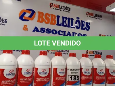 LOTE 185 - 08 TUBOS DE ADESIVO PLÁSTICO PARA TUBOS E CONEXÕES DE PVC RÍGIDO LINHA ÁGUA FRIA 850G. (NO ESTADO) ATENÇÃO! FAZER A VISITAÇÃO ANTES DE ARREMATAR, NÃO SABEMOS SE FUNCIONA. LEILÃO NÃO TEM GARANTIA E NEM DEVOLUÇÃO, SUJEITO A POSSÍVEIS AVARIAS VISÍVEIS/OCULTAS E/OU AUSÊNCIA DE COMPONENTES.