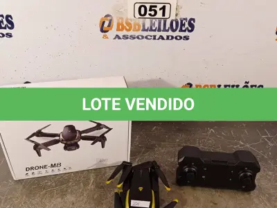 LOTE 051 - 01 DRONE M8. (NO ESTADO) ATENÇÃO! FAZER A VISITAÇÃO ANTES DE ARREMATAR, NÃO SABEMOS SE FUNCIONA. LEILÃO NÃO TEM GARANTIA E NEM DEVOLUÇÃO, SUJEITO A POSSÍVEIS AVARIAS VISÍVEIS/OCULTAS E/OU AUSÊNCIA DE COMPONENTES.