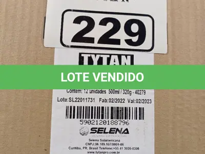LOTE 229 - 12 TUBOS DE ESPUMA PU MULTIUSO TYTAN. (NO ESTADO) ATENÇÃO! FAZER A VISITAÇÃO ANTES DE ARREMATAR, NÃO SABEMOS SE FUNCIONA. LEILÃO NÃO TEM GARANTIA E NEM DEVOLUÇÃO, SUJEITO A POSSÍVEIS AVARIAS VISÍVEIS/OCULTAS E/OU AUSÊNCIA DE COMPONENTES.