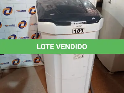 LOTE 189 - 01 LAVADORA 7GK MARCA SUGGAR 220V. (NO ESTADO) ATENÇÃO! FAZER A VISITAÇÃO ANTES DE ARREMATAR, NÃO SABEMOS SE FUNCIONA. LEILÃO NÃO TEM GARANTIA E NEM DEVOLUÇÃO, SUJEITO A POSSÍVEIS AVARIAS VISÍVEIS/OCULTAS E/OU AUSÊNCIA DE COMPONENTES.