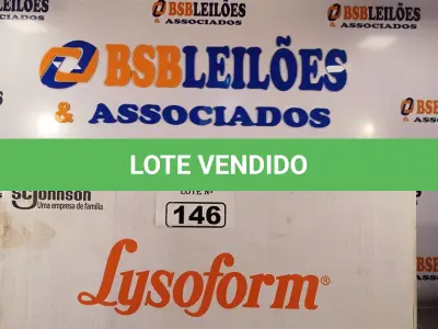 LOTE 146 - 12 LITROS DE LYSOFORM. (NO ESTADO) ATENÇÃO! FAZER A VISITAÇÃO ANTES DE ARREMATAR, NÃO SABEMOS SE FUNCIONA. LEILÃO NÃO TEM GARANTIA E NEM DEVOLUÇÃO, SUJEITO A POSSÍVEIS AVARIAS VISÍVEIS/OCULTAS E/OU AUSÊNCIA DE COMPONENTES.