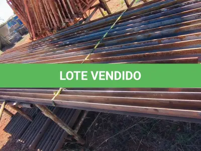 LOTE 102 - 20 BARRAS EM FERRO T APX 5 METROS (NO ESTADO)