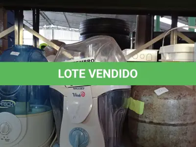 LOTE 124 - 04 UMIDIFICADORES DE AR, 01 NEBULIZADOR, 01 DISPENSE, 02 CASES PARA DISQUETES E 02 BOTIJÕES DE GÁS P2. (NO ESTADO) ATENÇÃO! FAZER A VISITAÇÃO ANTES DE ARREMATAR, NÃO SABEMOS SE FUNCIONA. LEILÃO NÃO TEM GARANTIA E NEM DEVOLUÇÃO, SUJEITO A POSSÍVEIS AVARIAS VISÍVEIS/OCULTAS E/OU AUSÊNCIA DE COMPONENTES.