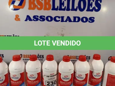 LOTE 230 - 08 TUBOS DE ADESIVO PLÁSTICO PARA TUBOS E CONEXÕES DE PVC RÍGIDO LINHA ÁGUA FRIA 850G. (NO ESTADO) ATENÇÃO! FAZER A VISITAÇÃO ANTES DE ARREMATAR, NÃO SABEMOS SE FUNCIONA. LEILÃO NÃO TEM GARANTIA E NEM DEVOLUÇÃO, SUJEITO A POSSÍVEIS AVARIAS VISÍVEIS/OCULTAS E/OU AUSÊNCIA DE COMPONENTES.