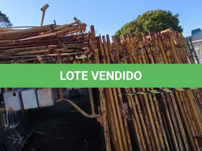 LOTE 067 - 01 LOTE COM GRADES EM FERRO AMARELOS (OBS:SO AS AMARELAS ) (NO ESTADO)