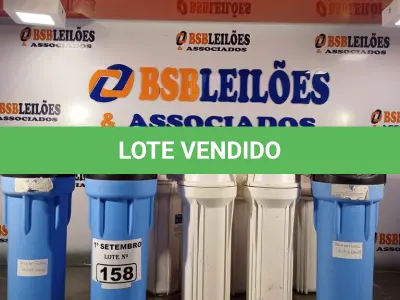 LOTE 158 - 01 LOTE COM VÁRIOS FILTROS PARA CAIXA D’AGUA TIPO CAVALETE. (NO ESTADO) ATENÇÃO! FAZER A VISITAÇÃO ANTES DE ARREMATAR, NÃO SABEMOS SE FUNCIONA. LEILÃO NÃO TEM GARANTIA E NEM DEVOLUÇÃO, SUJEITO A POSSÍVEIS AVARIAS VISÍVEIS/OCULTAS E/OU AUSÊNCIA DE COMPONENTES.