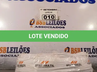 LOTE 010 - 01 ROLO DE CABO FLEXÍVEL 100M 2,5MM NA COR BRANCA. (NO ESTADO) ATENÇÃO! FAZER A VISITAÇÃO ANTES DE ARREMATAR, NÃO SABEMOS SE FUNCIONA. LEILÃO NÃO TEM GARANTIA E NEM DEVOLUÇÃO, SUJEITO A POSSÍVEIS AVARIAS VISÍVEIS/OCULTAS E/OU AUSÊNCIA DE COMPONENTES.