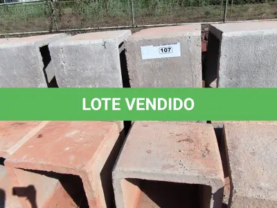LOTE 107 - CAIXAS DE CONCRETO QUADRADAS 66CM X 66CM (NO ESTADO)