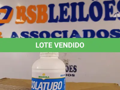 LOTE 172 - 03 CAIXAS COM COLA TUBO ST 175G COM 15 FRASCOS CADA. (NO ESTADO) ATENÇÃO! FAZER A VISITAÇÃO ANTES DE ARREMATAR, NÃO SABEMOS SE FUNCIONA. LEILÃO NÃO TEM GARANTIA E NEM DEVOLUÇÃO, SUJEITO A POSSÍVEIS AVARIAS VISÍVEIS/OCULTAS E/OU AUSÊNCIA DE COMPONENTES.