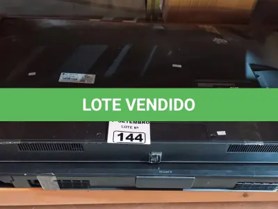 LOTE 144 - 02 TV’S MARCAS E MODELOS DIVERSOS PARA RETIRADA DE PEÇAS. (NO ESTADO) ATENÇÃO! FAZER A VISITAÇÃO ANTES DE ARREMATAR, NÃO SABEMOS SE FUNCIONA. LEILÃO NÃO TEM GARANTIA E NEM DEVOLUÇÃO, SUJEITO A POSSÍVEIS AVARIAS VISÍVEIS/OCULTAS E/OU AUSÊNCIA DE COMPONENTES.