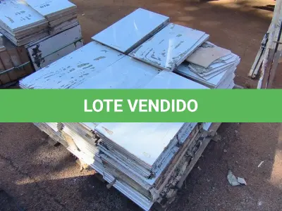 LOTE 076 - 01 LOTE COM REVESTIMENTOS BRANCO 30 CM X 60CM APROXIMADAMENTE 41,40M²(NO ESTADO)