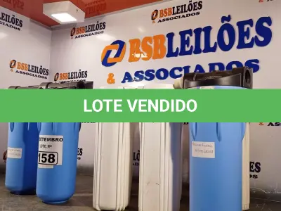 LOTE 158 - 01 LOTE COM VÁRIOS FILTROS PARA CAIXA D’AGUA TIPO CAVALETE. (NO ESTADO) ATENÇÃO! FAZER A VISITAÇÃO ANTES DE ARREMATAR, NÃO SABEMOS SE FUNCIONA. LEILÃO NÃO TEM GARANTIA E NEM DEVOLUÇÃO, SUJEITO A POSSÍVEIS AVARIAS VISÍVEIS/OCULTAS E/OU AUSÊNCIA DE COMPONENTES.