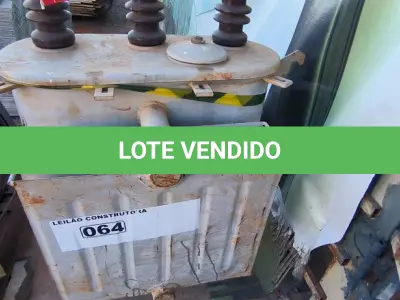 LOTE 064 - 01 SUCATA DE TRANSFORMADOR(NO ESTADO)