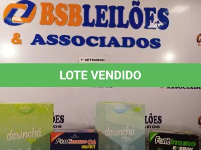 LOTE 023 - 02 CAIXAS DE CHÁ, 01 CAIXA DE FONTIMUNO C6 E 01 CAIXA DE FONTIMUNO ENERGY. (NO ESTADO) ATENÇÃO! FAZER A VISITAÇÃO ANTES DE ARREMATAR, NÃO SABEMOS SE FUNCIONA. LEILÃO NÃO TEM GARANTIA E NEM DEVOLUÇÃO, SUJEITO A POSSÍVEIS AVARIAS VISÍVEIS/OCULTAS E/OU AUSÊNCIA DE COMPONENTES.