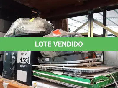 LOTE 155 - 01 LOTE COM VÁRIOS REFLETORES, LUMINÁRIAS E DISJUNTORES E REATORES MARCAS E MODELOS DIVERSOS. (NO ESTADO) ATENÇÃO! FAZER A VISITAÇÃO ANTES DE ARREMATAR, NÃO SABEMOS SE FUNCIONA. LEILÃO NÃO TEM GARANTIA E NEM DEVOLUÇÃO, SUJEITO A POSSÍVEIS AVARIAS VISÍVEIS/OCULTAS E/OU AUSÊNCIA DE COMPONENTES.