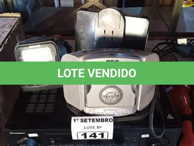 LOTE 141 - 02 RÁDIOS RELÓGIO, 01 APARELHO ACOUSTIC RESEARCB E 01 RECEIVER MARCA PIONNER. (NO ESTADO) ATENÇÃO! FAZER A VISITAÇÃO ANTES DE ARREMATAR, NÃO SABEMOS SE FUNCIONA. LEILÃO NÃO TEM GARANTIA E NEM DEVOLUÇÃO, SUJEITO A POSSÍVEIS AVARIAS VISÍVEIS/OCULTAS E/OU AUSÊNCIA DE COMPONENTES.
