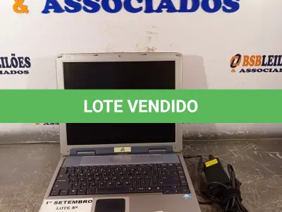 LOTE 036 - 01 NOTEBOOK PC CHIPS. (NO ESTADO) ATENÇÃO! FAZER A VISITAÇÃO ANTES DE ARREMATAR, NÃO SABEMOS SE FUNCIONA. LEILÃO NÃO TEM GARANTIA E NEM DEVOLUÇÃO, SUJEITO A POSSÍVEIS AVARIAS VISÍVEIS/OCULTAS E/OU AUSÊNCIA DE COMPONENTES.