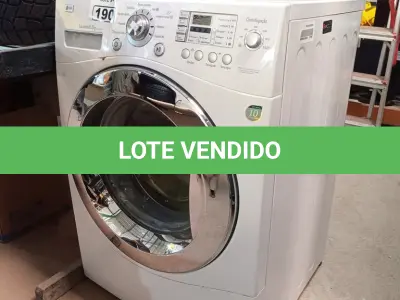 LOTE 190 - 01 LAVADORA 8.5KG MARCA LG 220V. (NO ESTADO) ATENÇÃO! FAZER A VISITAÇÃO ANTES DE ARREMATAR, NÃO SABEMOS SE FUNCIONA. LEILÃO NÃO TEM GARANTIA E NEM DEVOLUÇÃO, SUJEITO A POSSÍVEIS AVARIAS VISÍVEIS/OCULTAS E/OU AUSÊNCIA DE COMPONENTES.