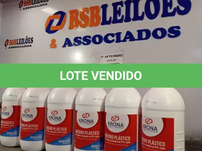 LOTE 219 - 06 TUBOS DE ADESIVO PLÁSTICO PARA TUBOS E CONEXÕES DE PVC RÍGIDO LINHA ÁGUA FRIA 850G. (NO ESTADO) ATENÇÃO! FAZER A VISITAÇÃO ANTES DE ARREMATAR, NÃO SABEMOS SE FUNCIONA. LEILÃO NÃO TEM GARANTIA E NEM DEVOLUÇÃO, SUJEITO A POSSÍVEIS AVARIAS VISÍVEIS/OCULTAS E/OU AUSÊNCIA DE COMPONENTES.