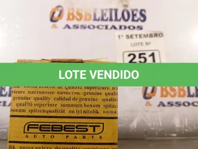 LOTE 251 - 01 ROLAMENTO DE RODA DA TUCSON/IX35. (NO ESTADO) ATENÇÃO! FAZER A VISITAÇÃO ANTES DE ARREMATAR, NÃO SABEMOS SE FUNCIONA. LEILÃO NÃO TEM GARANTIA E NEM DEVOLUÇÃO, SUJEITO A POSSÍVEIS AVARIAS VISÍVEIS/OCULTAS E/OU AUSÊNCIA DE COMPONENTES.