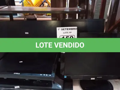 LOTE 159 - 07 MONITORES MARCAS E MODELOS DIVERSOS PARA RETIRADA DE PEÇAS. (NO ESTADO) ATENÇÃO! FAZER A VISITAÇÃO ANTES DE ARREMATAR, NÃO SABEMOS SE FUNCIONA. LEILÃO NÃO TEM GARANTIA E NEM DEVOLUÇÃO, SUJEITO A POSSÍVEIS AVARIAS VISÍVEIS/OCULTAS E/OU AUSÊNCIA DE COMPONENTES.