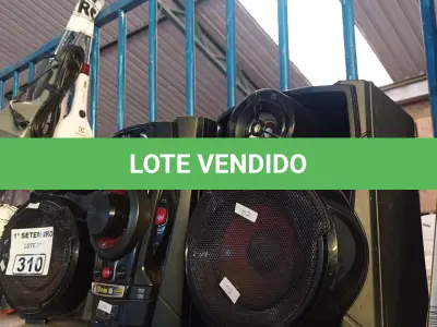 LOTE 310 - 01 APARELHO DE SOM 3X1 MARCA LG. (NO ESTADO) ATENÇÃO! FAZER A VISITAÇÃO ANTES DE ARREMATAR, NÃO SABEMOS SE FUNCIONA. LEILÃO NÃO TEM GARANTIA E NEM DEVOLUÇÃO, SUJEITO A POSSÍVEIS AVARIAS VISÍVEIS/OCULTAS E/OU AUSÊNCIA DE COMPONENTES.