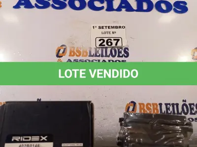 LOTE 267 - 01 PASTILHA DE FREIO DE CERÂMICA DO CRUZE. (NO ESTADO) ATENÇÃO! FAZER A VISITAÇÃO ANTES DE ARREMATAR, NÃO SABEMOS SE FUNCIONA. LEILÃO NÃO TEM GARANTIA E NEM DEVOLUÇÃO, SUJEITO A POSSÍVEIS AVARIAS VISÍVEIS/OCULTAS E/OU AUSÊNCIA DE COMPONENTES.