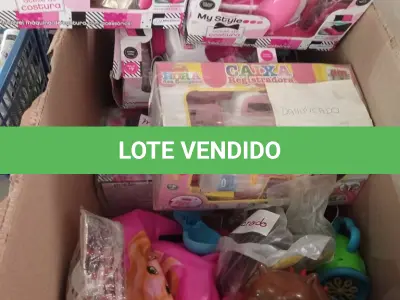 LOTE 495 - 01 LOTE COM VÁRIOS BRINQUEDOS COM AVARIAS. (NO ESTADO) ATENÇÃO! FAZER A VISITAÇÃO ANTES DE ARREMATAR, NÃO SABEMOS SE FUNCIONA. LEILÃO NÃO TEM GARANTIA E NEM DEVOLUÇÃO, SUJEITO A POSSÍVEIS AVARIAS VISÍVEIS/OCULTAS E/OU AUSÊNCIA DE COMPONENTES.