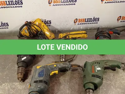 LOTE 458 - 06 FURADEIRAS MARCAS E MODELOS DIVERSOS. (NO ESTADO) ATENÇÃO! FAZER A VISITAÇÃO ANTES DE ARREMATAR, NÃO SABEMOS SE FUNCIONA. LEILÃO NÃO TEM GARANTIA E NEM DEVOLUÇÃO, SUJEITO A POSSÍVEIS AVARIAS VISÍVEIS/OCULTAS E/OU AUSÊNCIA DE COMPONENTES.