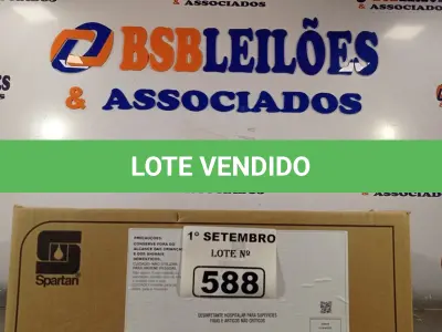 LOTE 588 - 01 CAIXA DE PEROXY 4D, DESINFETANTE HOSPITALAR PARA SUPERFÍCIES FIXAS E ARTIGOS NÃO CRÍTICOS COM 06 POTES CADA. (NO ESTADO) ATENÇÃO! FAZER A VISITAÇÃO ANTES DE ARREMATAR, NÃO SABEMOS SE FUNCIONA. LEILÃO NÃO TEM GARANTIA E NEM DEVOLUÇÃO, SUJEITO A POSSÍVEIS AVARIAS VISÍVEIS/OCULTAS E/OU AUSÊNCIA DE COMPONENTES.