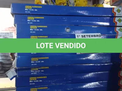 LOTE 560 - 10 LÂMPADAS FLUORESCENTES CIRCULAR 40W 110-220V E 10 REATORES DIVERSOS. (NO ESTADO) ATENÇÃO! FAZER A VISITAÇÃO ANTES DE ARREMATAR, NÃO SABEMOS SE FUNCIONA. LEILÃO NÃO TEM GARANTIA E NEM DEVOLUÇÃO, SUJEITO A POSSÍVEIS AVARIAS VISÍVEIS/OCULTAS E/OU AUSÊNCIA DE COMPONENTES.