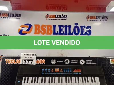 LOTE 377 - 01 TECLADO HS5460A. (NO ESTADO) ATENÇÃO! FAZER A VISITAÇÃO ANTES DE ARREMATAR, NÃO SABEMOS SE FUNCIONA. LEILÃO NÃO TEM GARANTIA E NEM DEVOLUÇÃO, SUJEITO A POSSÍVEIS AVARIAS VISÍVEIS/OCULTAS E/OU AUSÊNCIA DE COMPONENTES.