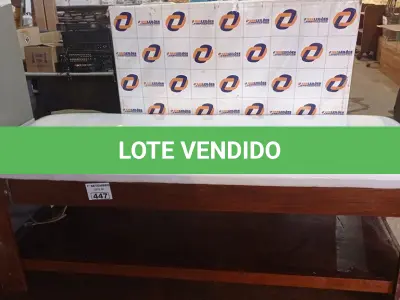 LOTE 447 - 01 MACA PARA MASSAGENS. (NO ESTADO) ATENÇÃO! FAZER A VISITAÇÃO ANTES DE ARREMATAR, NÃO SABEMOS SE FUNCIONA. LEILÃO NÃO TEM GARANTIA E NEM DEVOLUÇÃO, SUJEITO A POSSÍVEIS AVARIAS VISÍVEIS/OCULTAS E/OU AUSÊNCIA DE COMPONENTES.