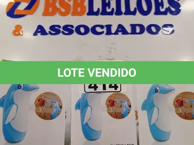 LOTE 414 - 03 BONECOS JOÃO TEIMOSO GOLFINHO. (NO ESTADO) ATENÇÃO! FAZER A VISITAÇÃO ANTES DE ARREMATAR, NÃO SABEMOS SE FUNCIONA. LEILÃO NÃO TEM GARANTIA E NEM DEVOLUÇÃO, SUJEITO A POSSÍVEIS AVARIAS VISÍVEIS/OCULTAS E/OU AUSÊNCIA DE COMPONENTES.